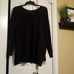 Black tunic sweater